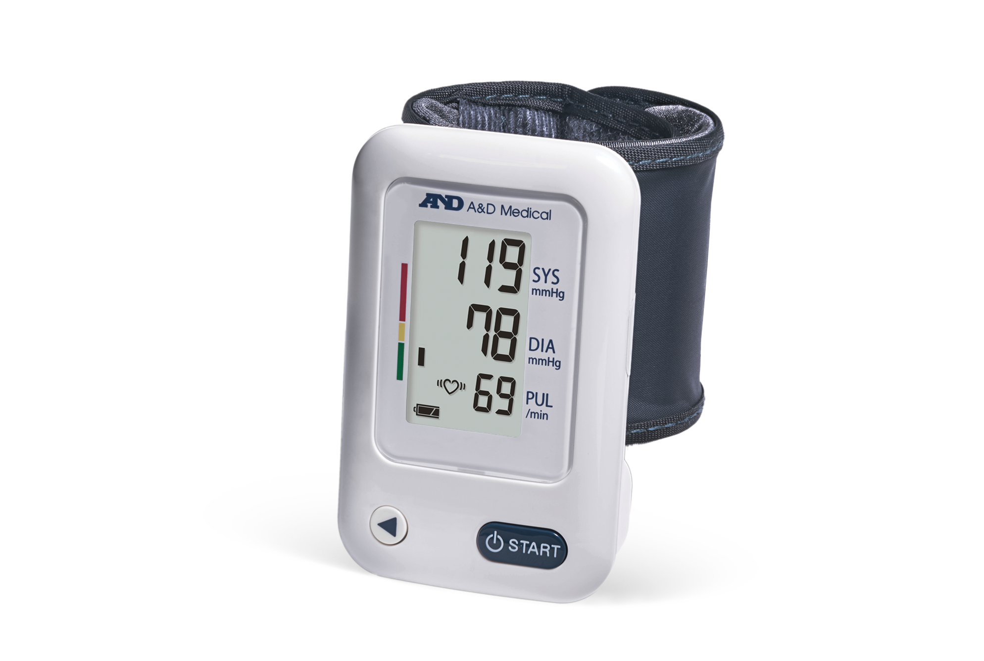 A&D Medical Premium Small Cuff Upper Arm Blood Pressure Machine (6.3-9.4/  16-24 cm Range) Home BP Monitor, One-Click Operation, Irregular Heartbeat