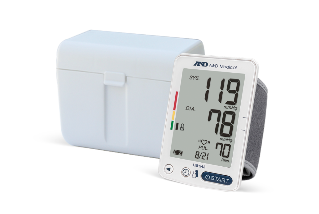 A&D Medical Automatic Premium Wrist Blood Pressure Monitor UB-543. Great!