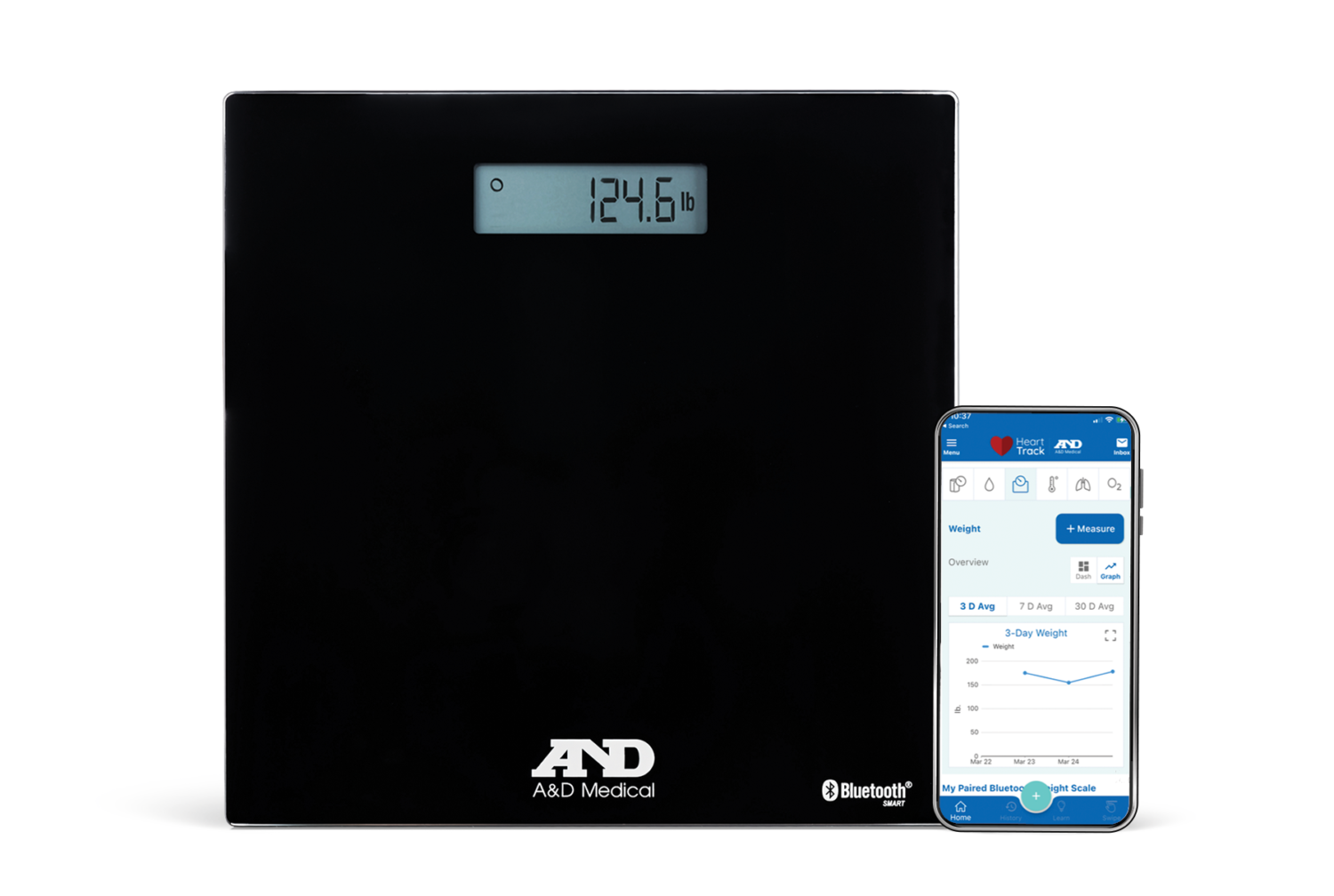 Blood Pressure Tracking App A&D Medical